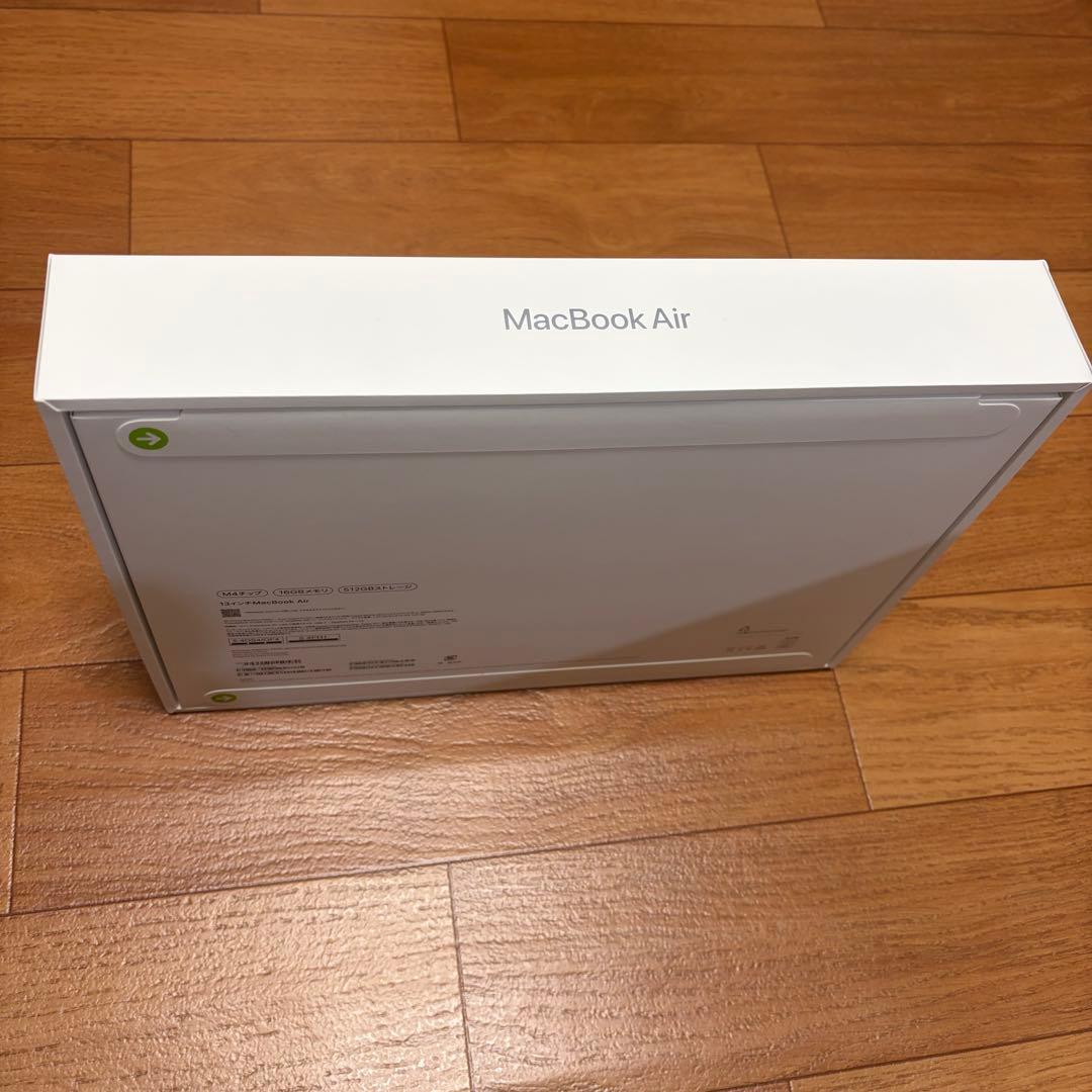 Apple 13インチMacBook Air M4スカイブルー　512GB