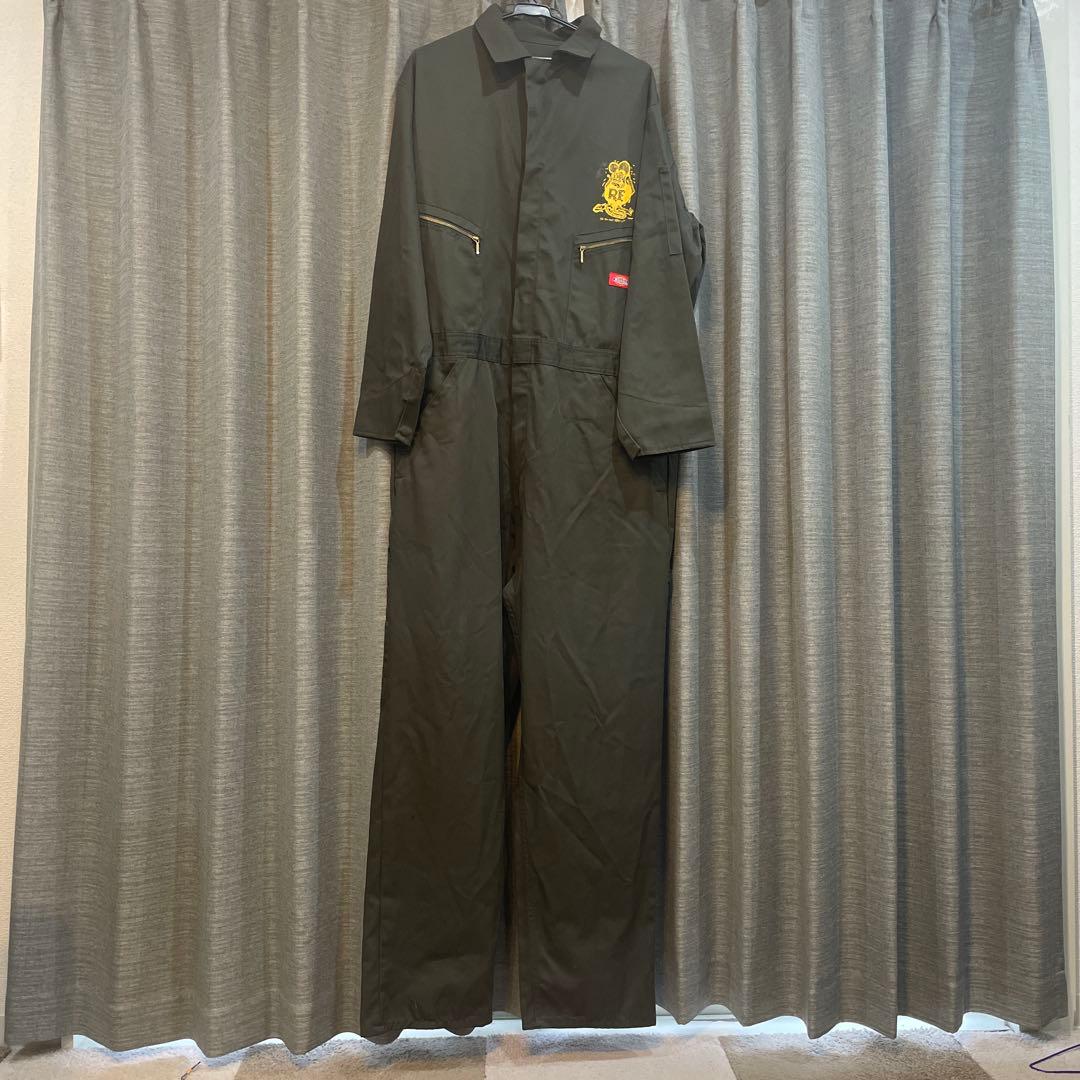 Dickies Rat Fink カバーオール・つなぎ ダークグリーン