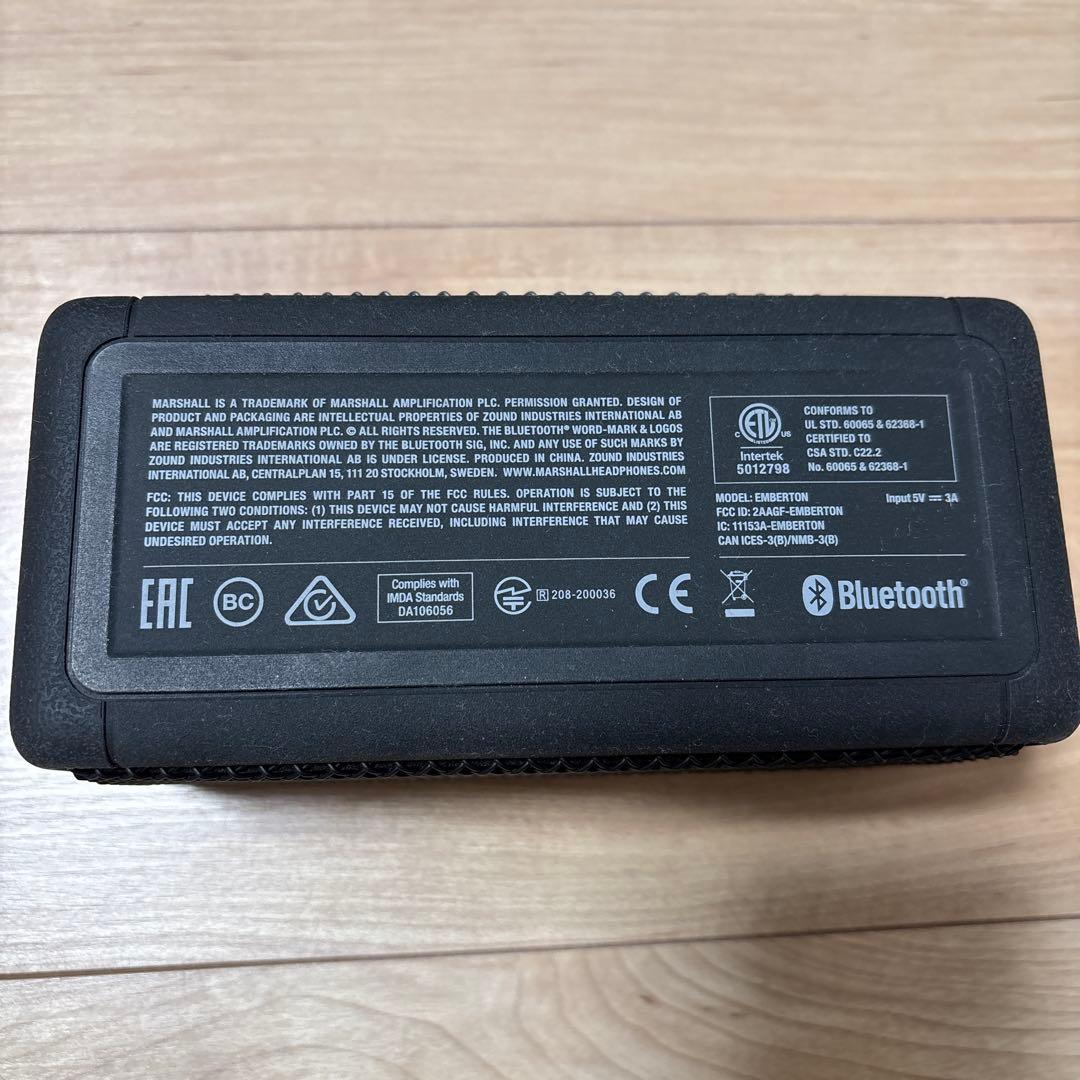 Marshall EMBERTON マーシャル ワイヤレススピーカー