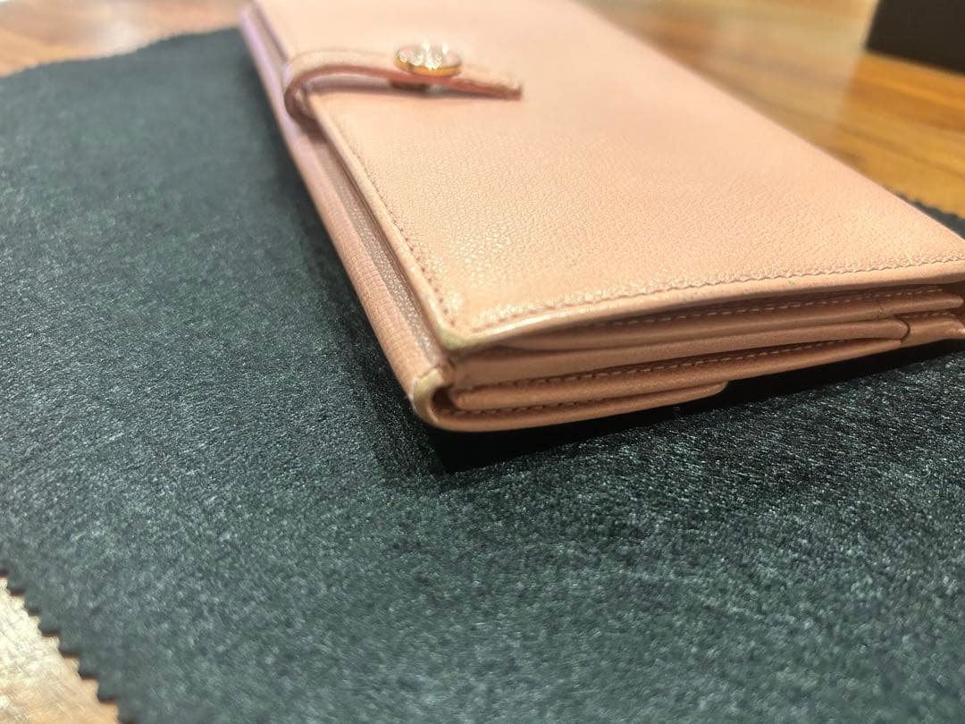 CHANEL シャネル　長財布　ココマーク　ピンク　箱つき