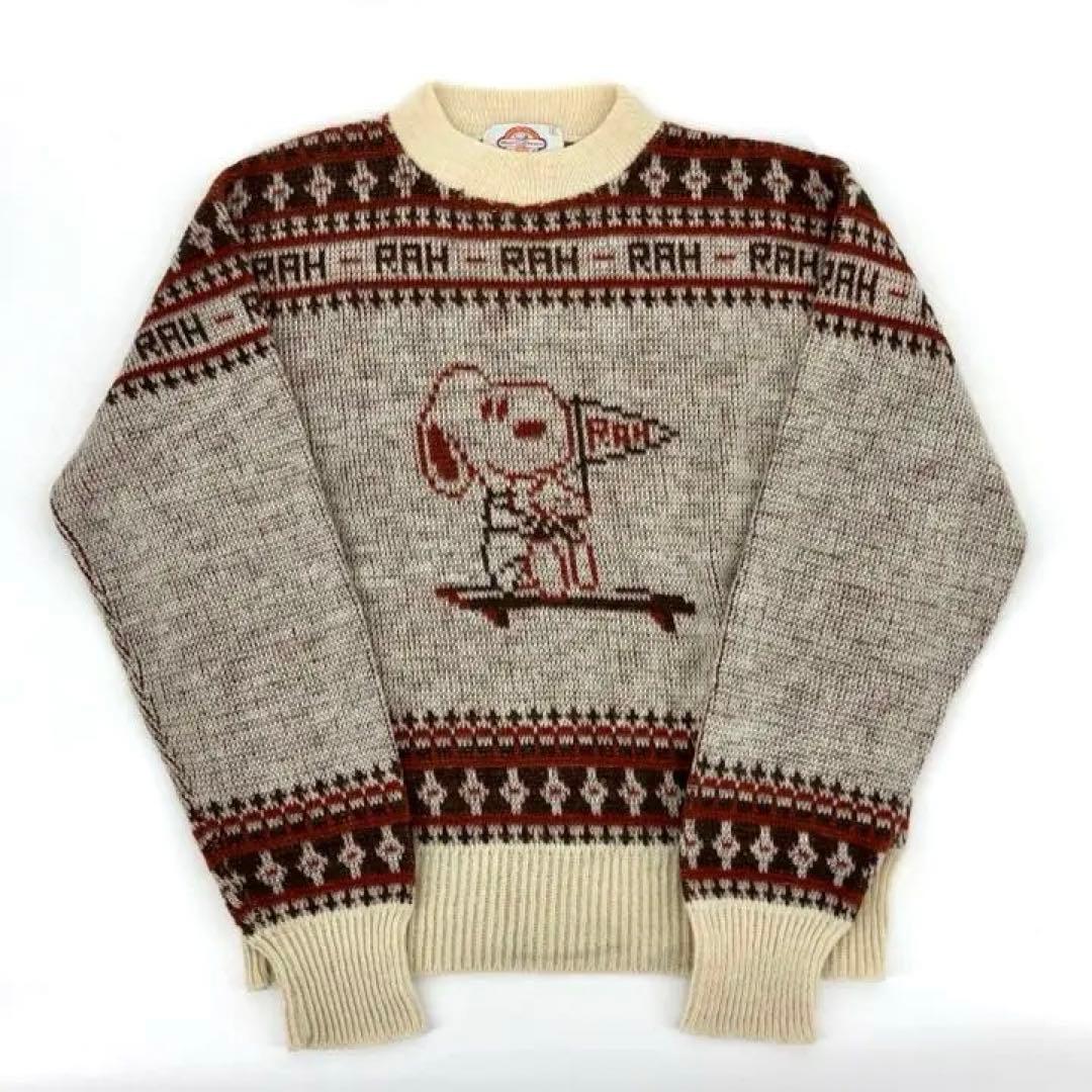 70's 80's Arrow スケボー スヌーピー セーター