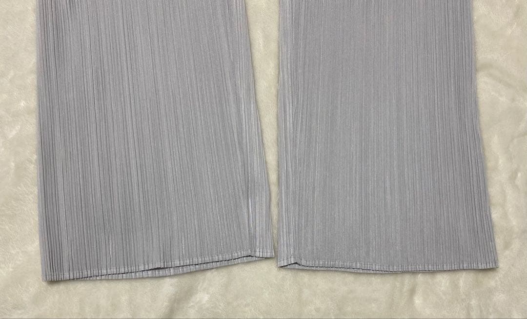 R*★様 【プリーツプリーズ】 ライトグレー サイズ1 Ｓ パンツ イッセイミヤ