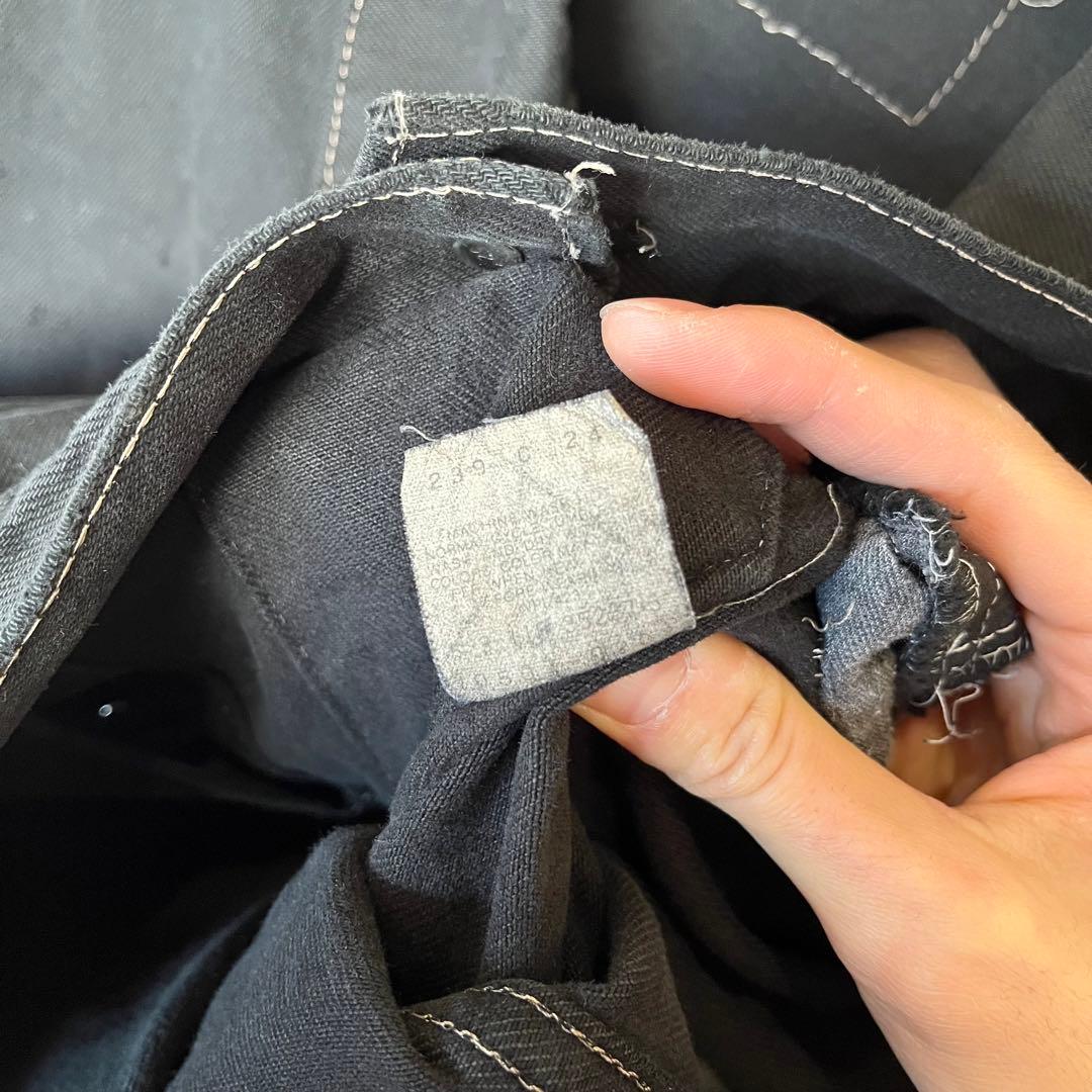 90's USA Levi's 後染め ブラックデニムジャケット スタッズ
