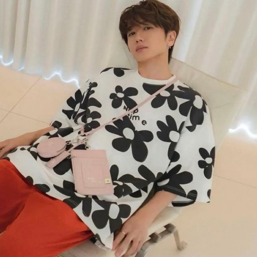 Naptime. フラワー総柄プリントTシャツ