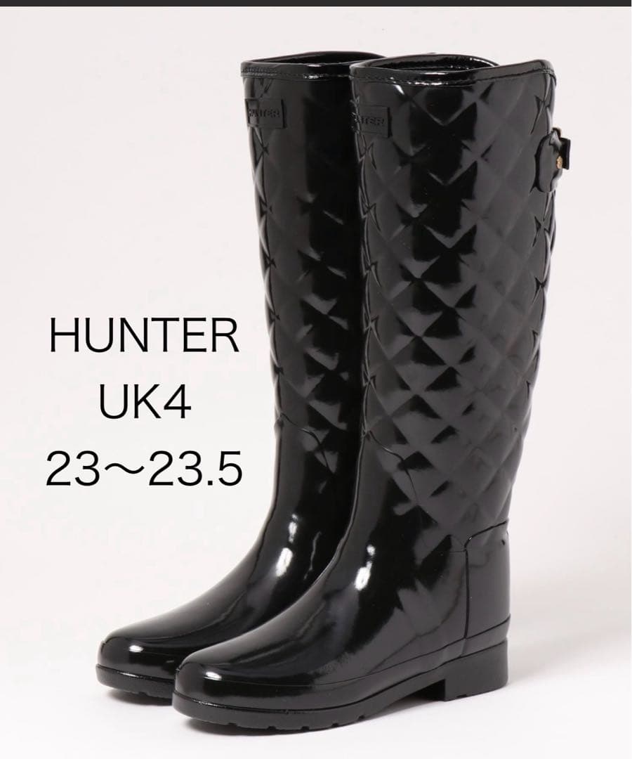 HUNTER⭐︎長靴 ブラック UK4 23〜23.5cm