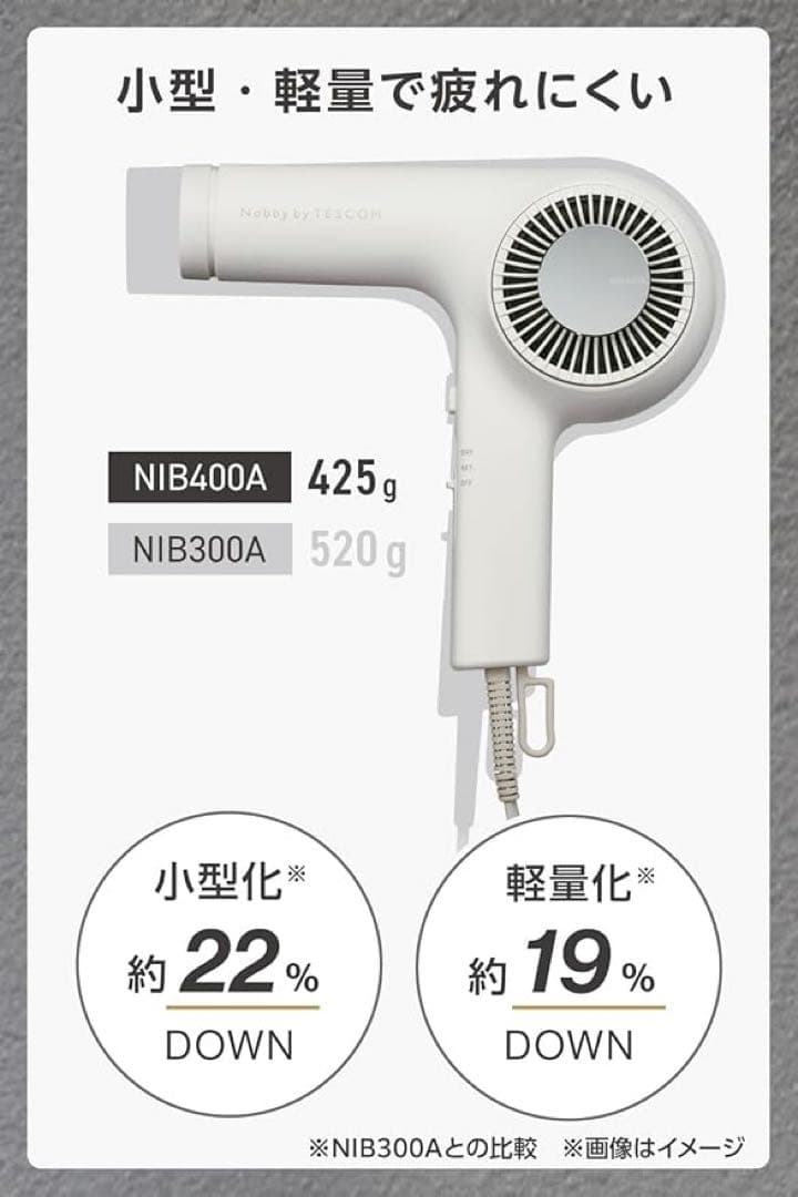 新品未使用　Nobby by TESCOM プロテクトイオン　ドライヤー