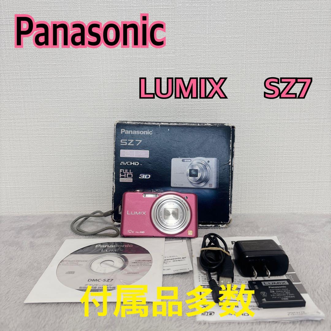 【美品】Panasonic LUMIX SZ7 ピンク　コンデジ　カメラ