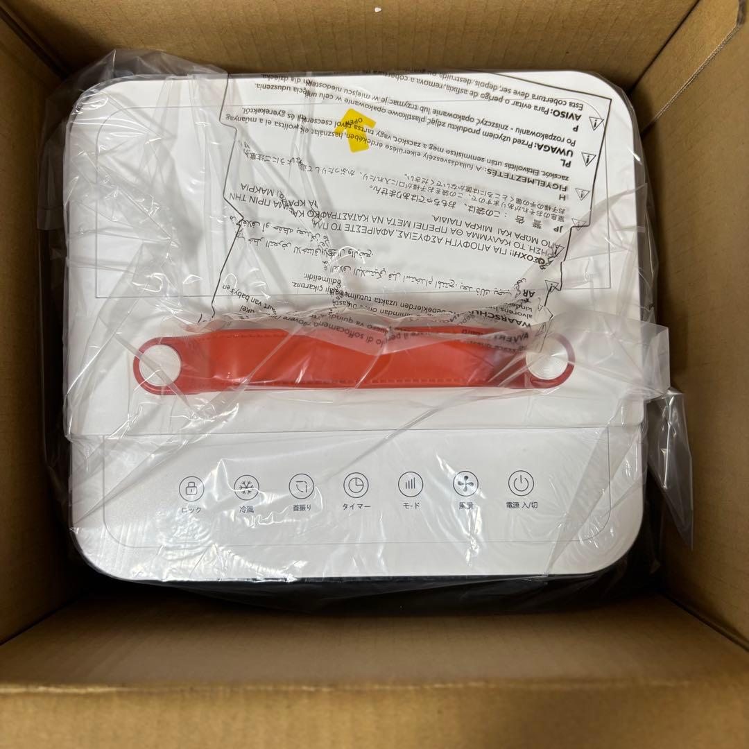 ★新品未使用★スポットクーラー冷風機10L大容量 風量6段階タイマー付き上部給水