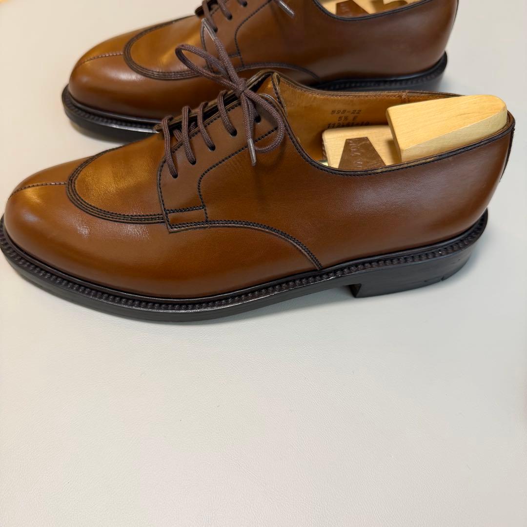 J.M.Weston ハーフハント598 ロシアンカーフ 5.5e ブラウン茶