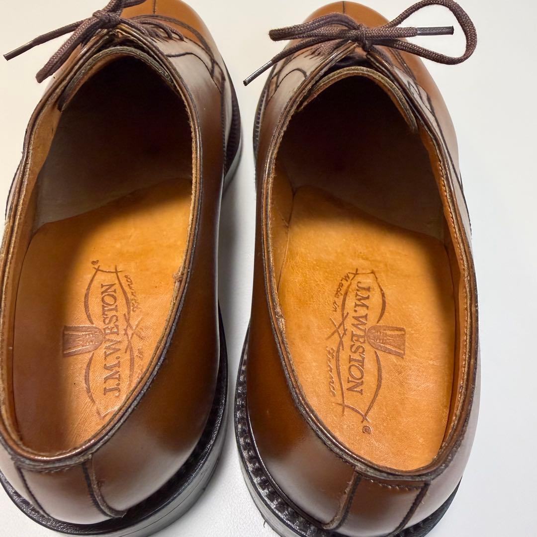 J.M.Weston ハーフハント598 ロシアンカーフ 5.5e ブラウン茶