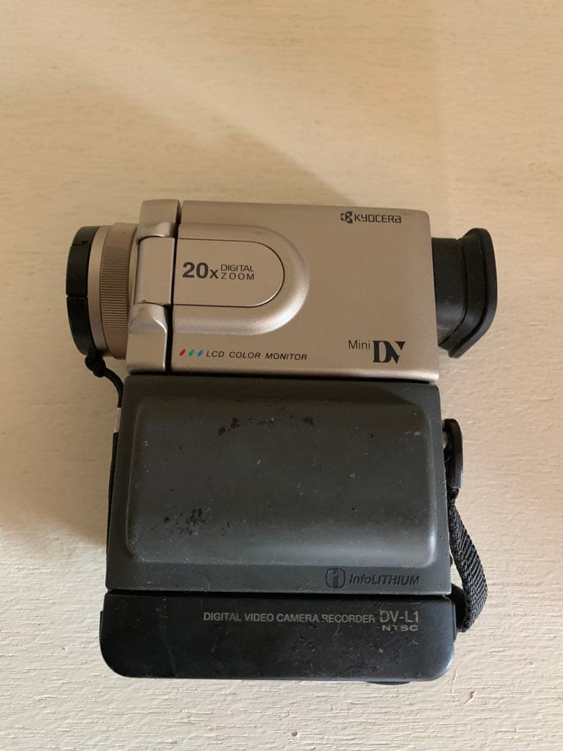 京セラ DV L1 動作品 MiniDVビデオカメラ 527 dcr pc7