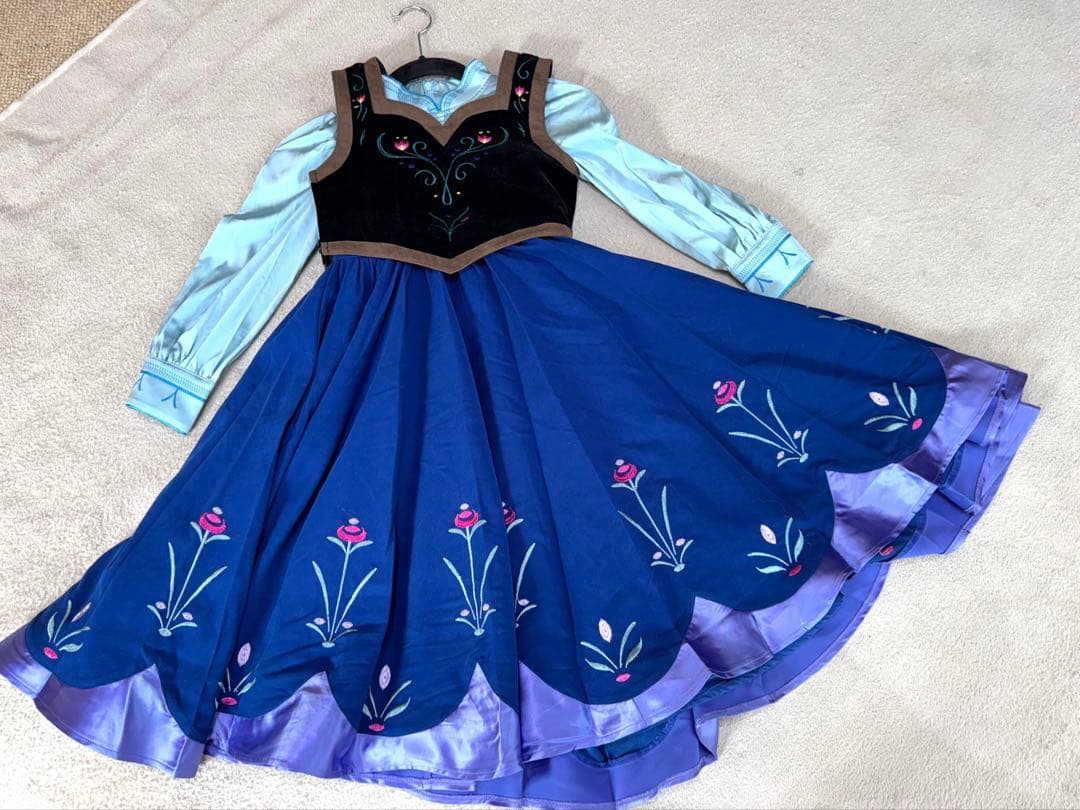 アナ　雪山ドレス キッズ130