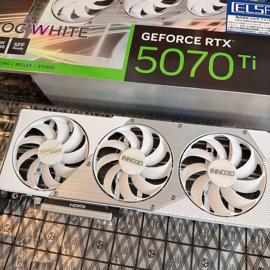 グラフィックボード・グラボ・ビデオカード ELSA RTX5070TI X3 OC 16GB INNO3D