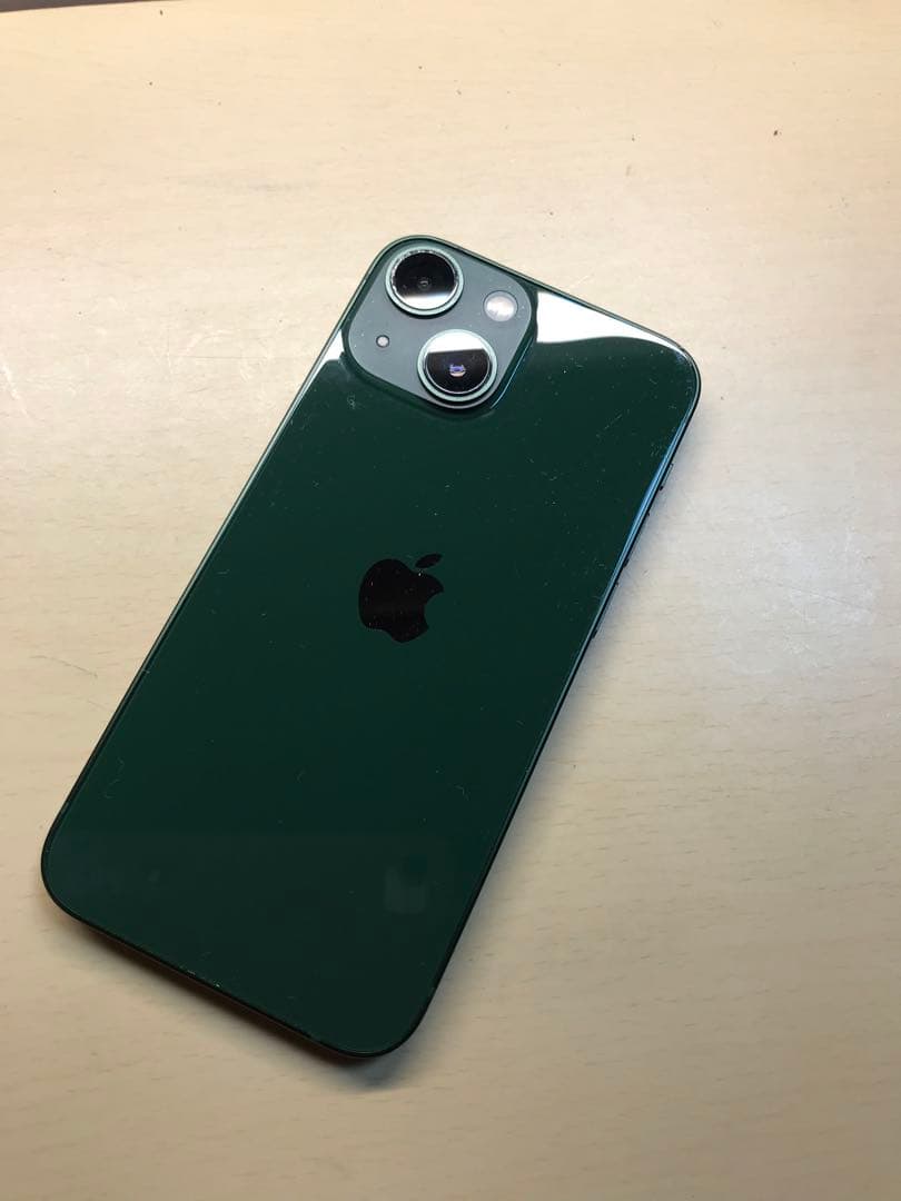 iPhone13mini グリーン　SIMフリー　割れなし
