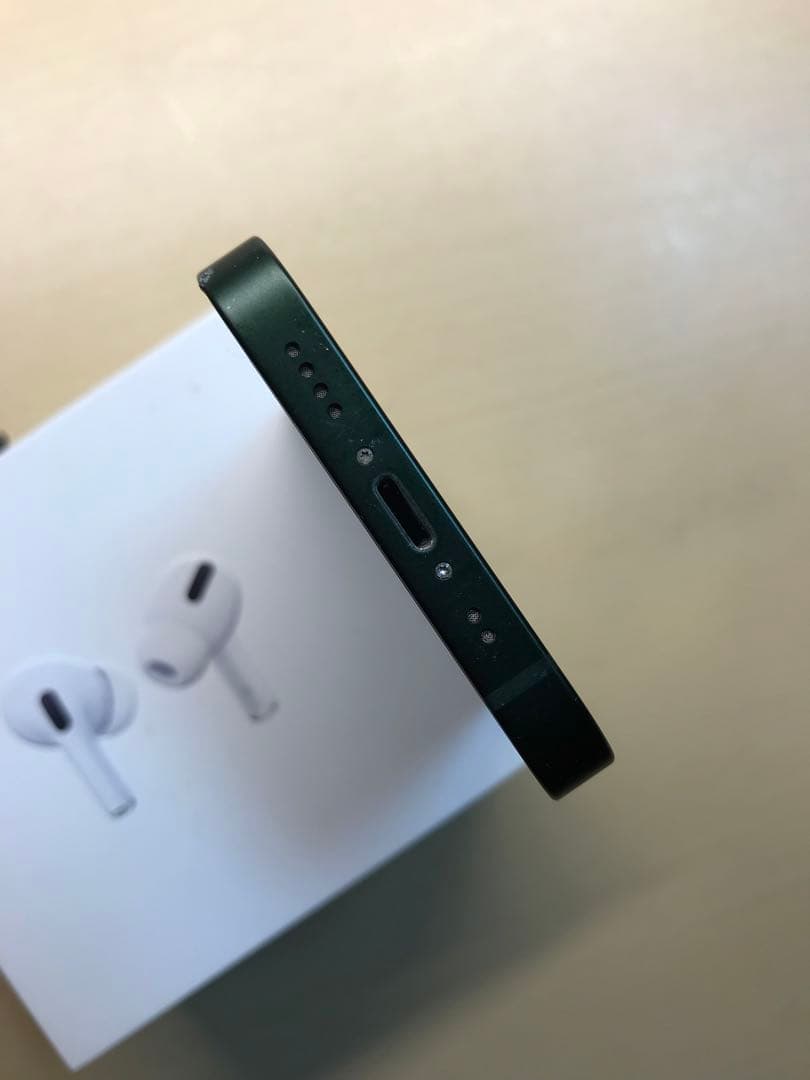 iPhone13mini グリーン　SIMフリー　割れなし