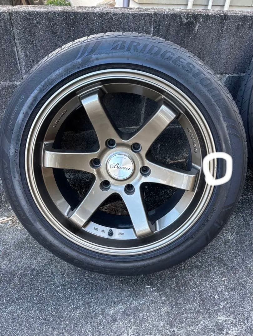 舞杏 BUAN KB RACING 18インチ ホイール ブロンズ　セット