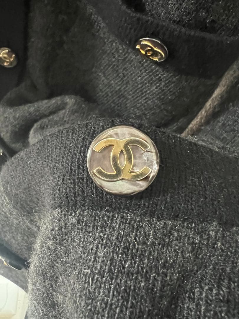 CHANEL カーディガン グレー・ブラック 長袖