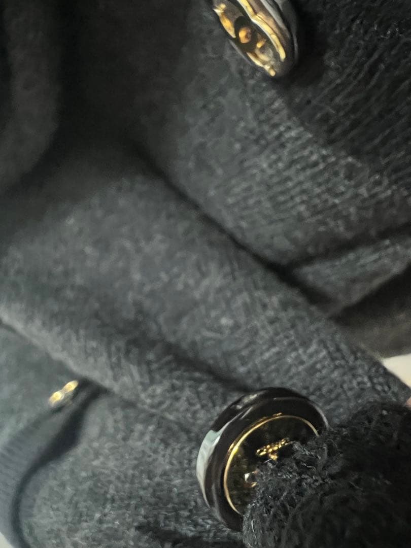 CHANEL カーディガン グレー・ブラック 長袖