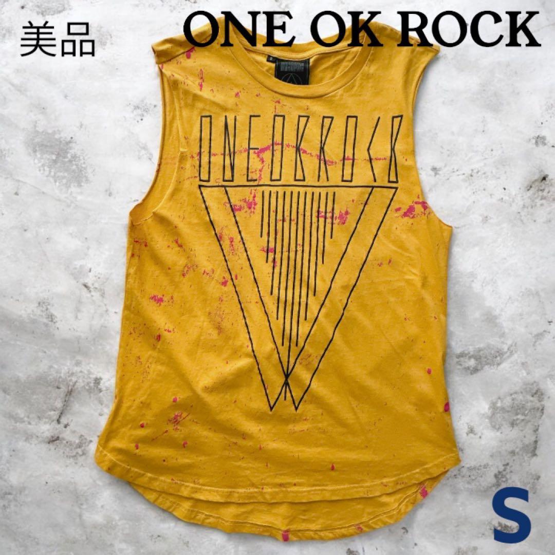 希少 ONE OK ROCK 渚園 タンクトップ ツアー イエロー S 大きめ