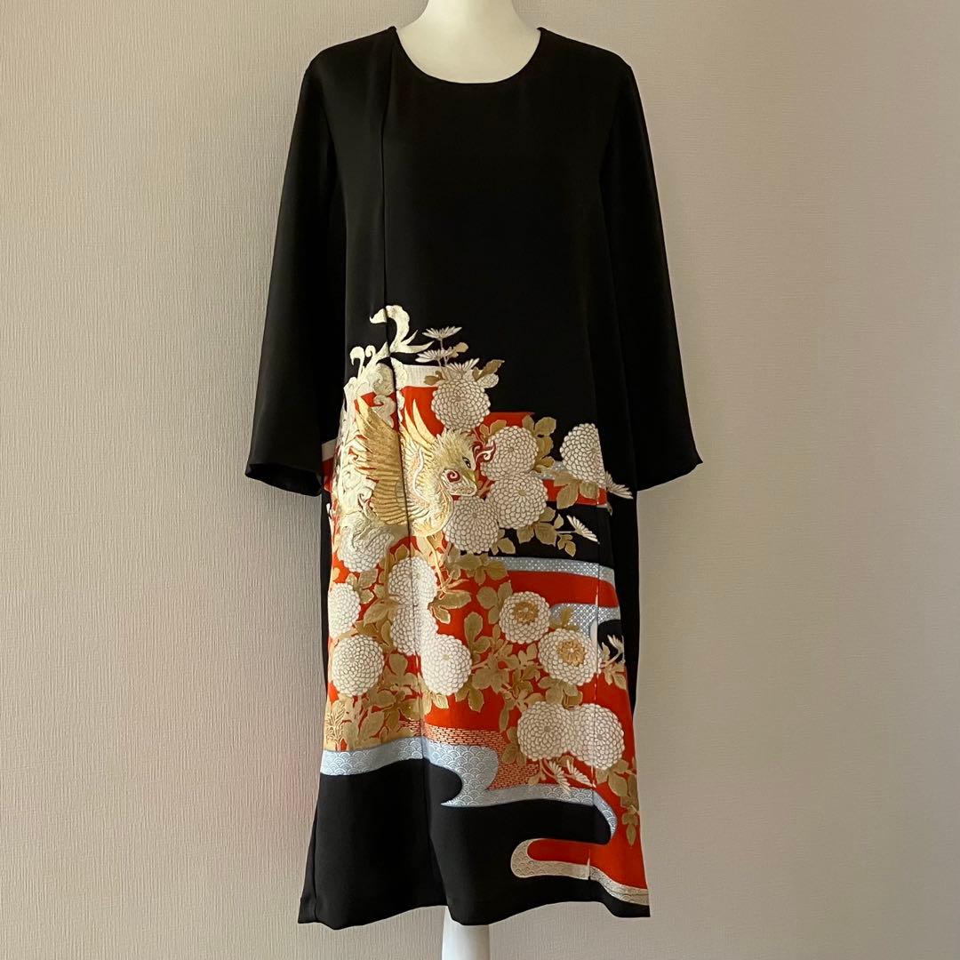 留袖リメイクワンピース　522