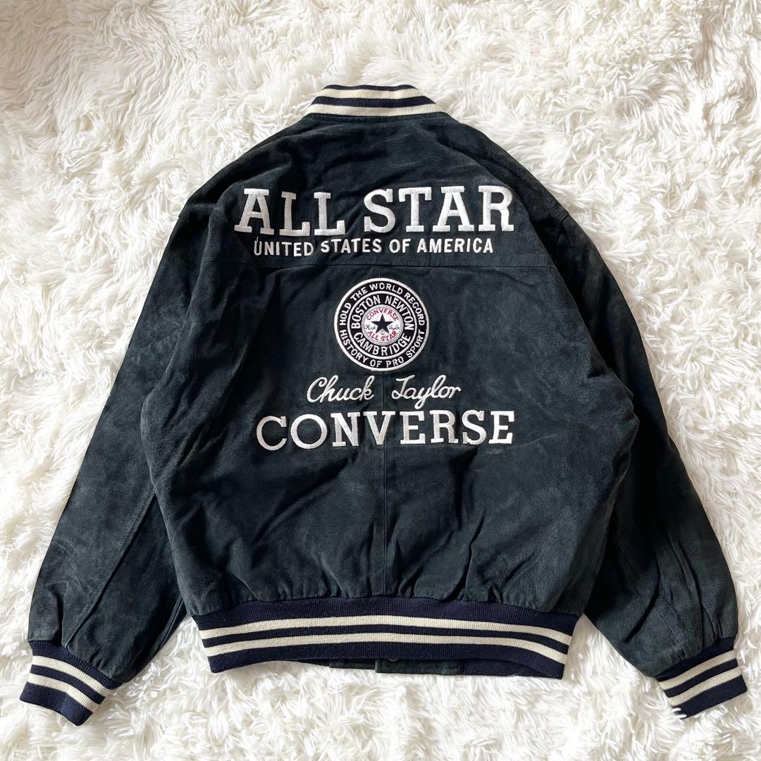 CONVERSE スタジャン Chuck Taylor スエード メンズM 黒系