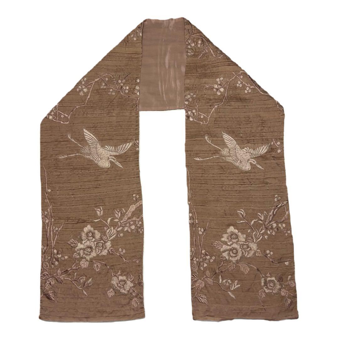 2003SS GUCCI by Tom Ford 和柄刺繍シルクスカーフ 00s