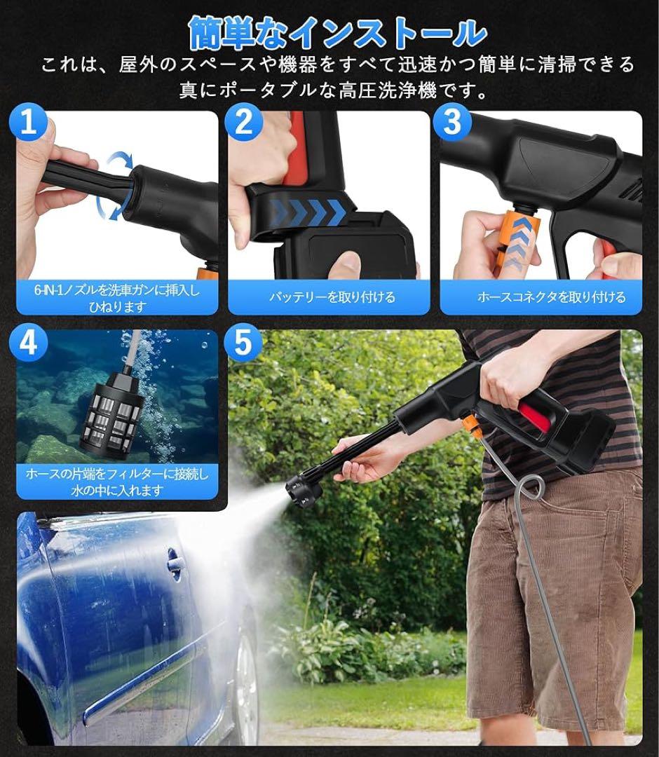 高圧洗浄機 コードレス 充電式　ケルヒャー
