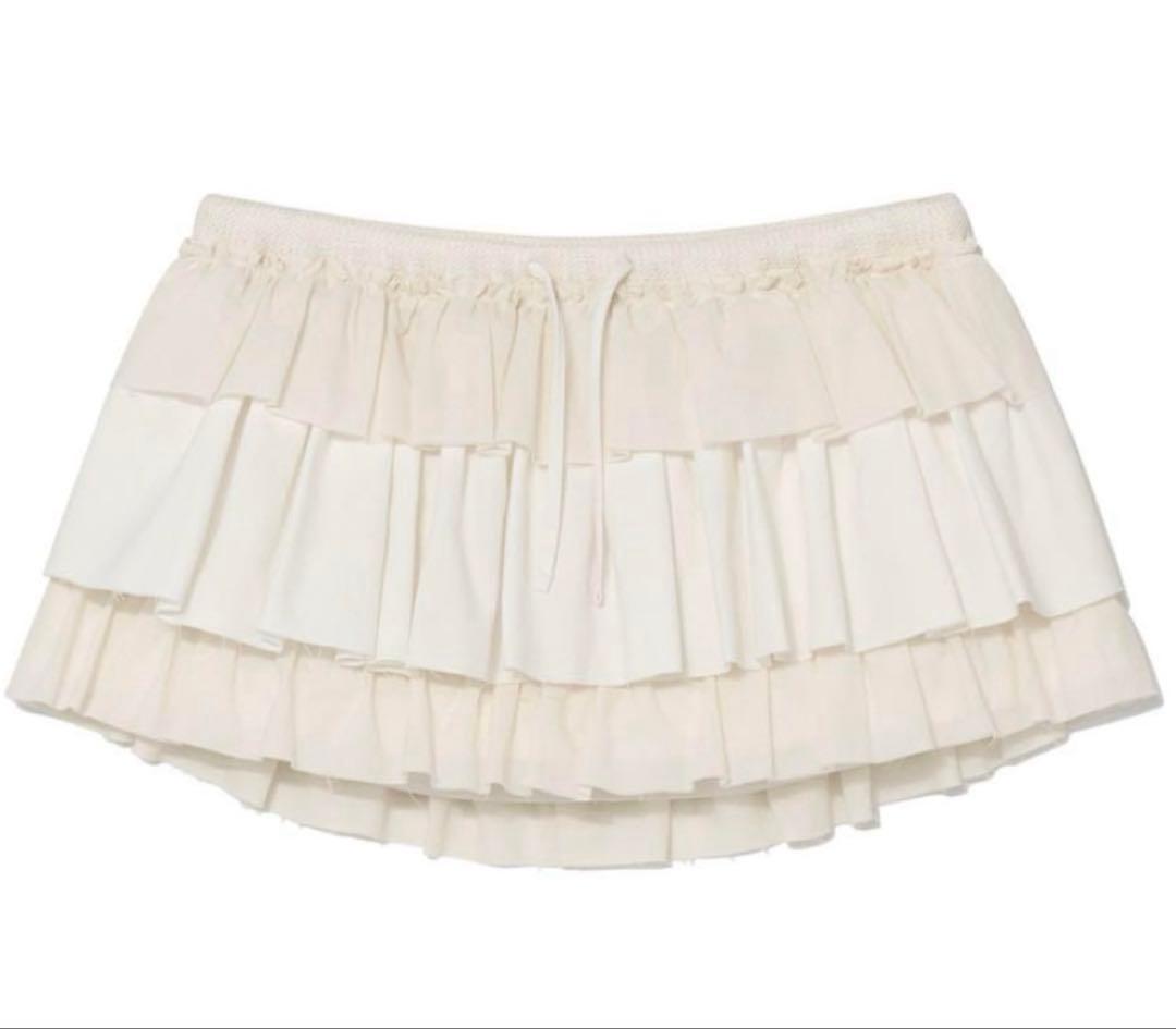 GLOWNY GIRLFRIEND RUFFLE ミニスカート Mサイズ