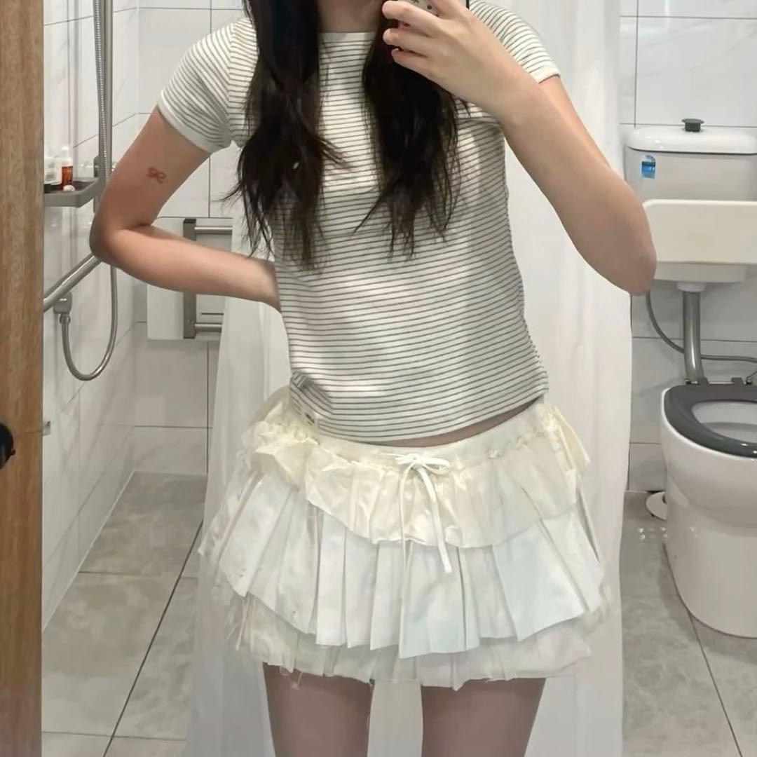 GLOWNY GIRLFRIEND RUFFLE ミニスカート Mサイズ