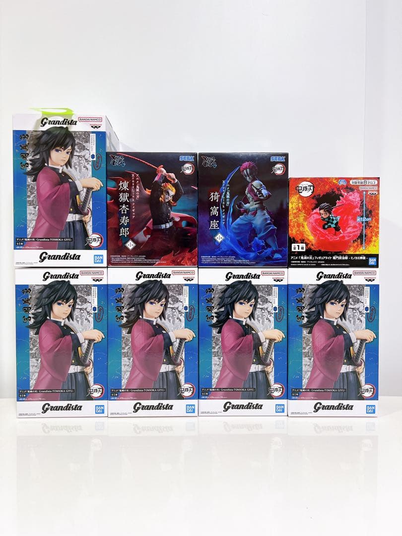 鬼滅の刃 竈門炭治郎 冨岡義勇 煉獄杏寿郎 猗窩座 セット売り