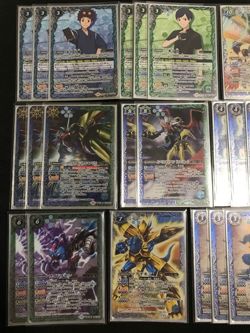 バトルスピリッツ　青緑デジモン　デッキ