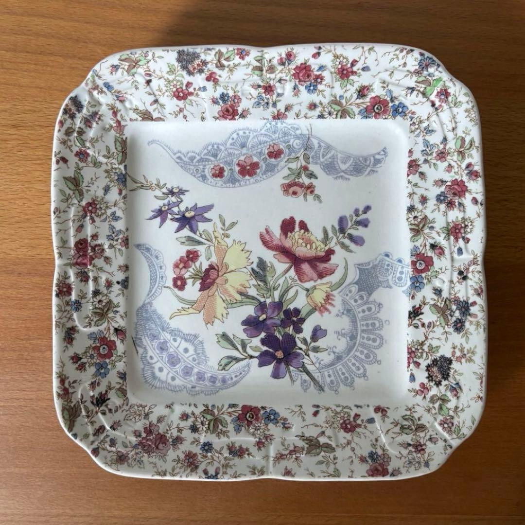 サルグミンヌ ラヴァリエール 平皿 フランスアンティークLavalliere