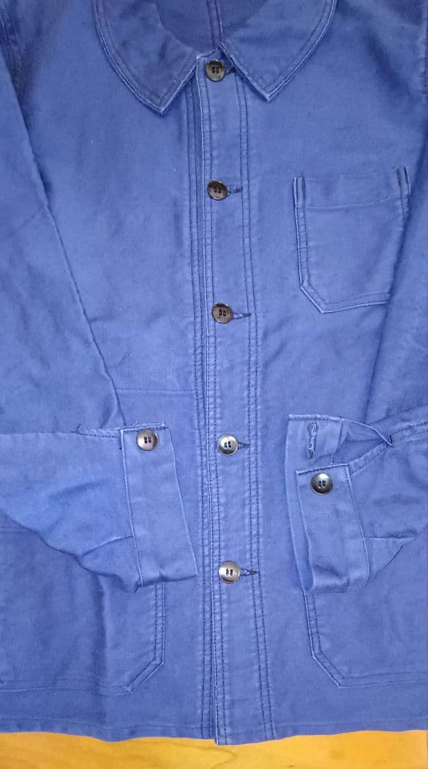 モールスキン　フレンチワークジャケット　ユーロヴィンテージ