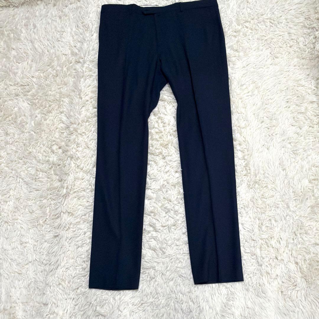 ZARA セットアップ スーツ ネイビー　総裏　EUR54 希少サイズ 紺