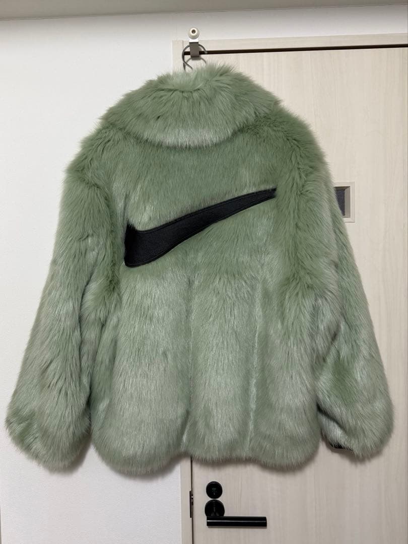 美品正規NIKE×AMBUSH Faux Fur Coat Jacket