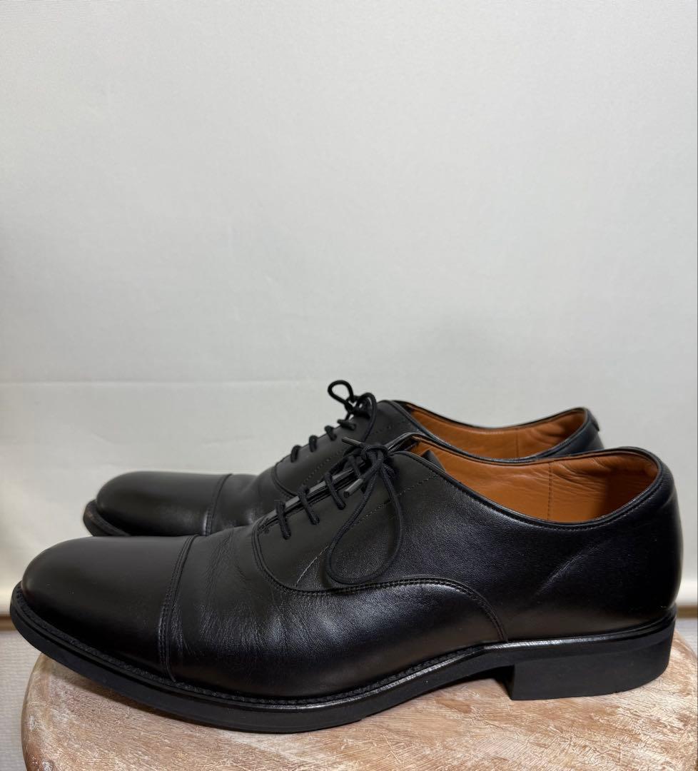 アシックス ランウォーク 1231A054-001 3E 25.5 革靴 黒