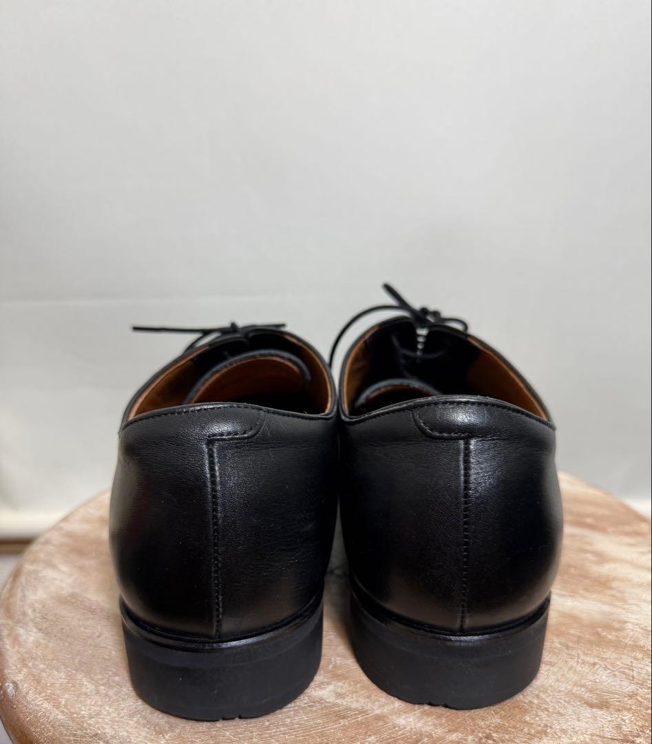 アシックス ランウォーク 1231A054-001 3E 25.5 革靴 黒