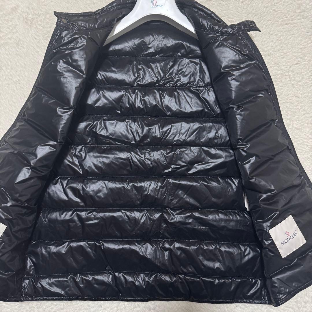 【極美品】モンクレール GUI GILET ナイロンダウンベスト ブラック
