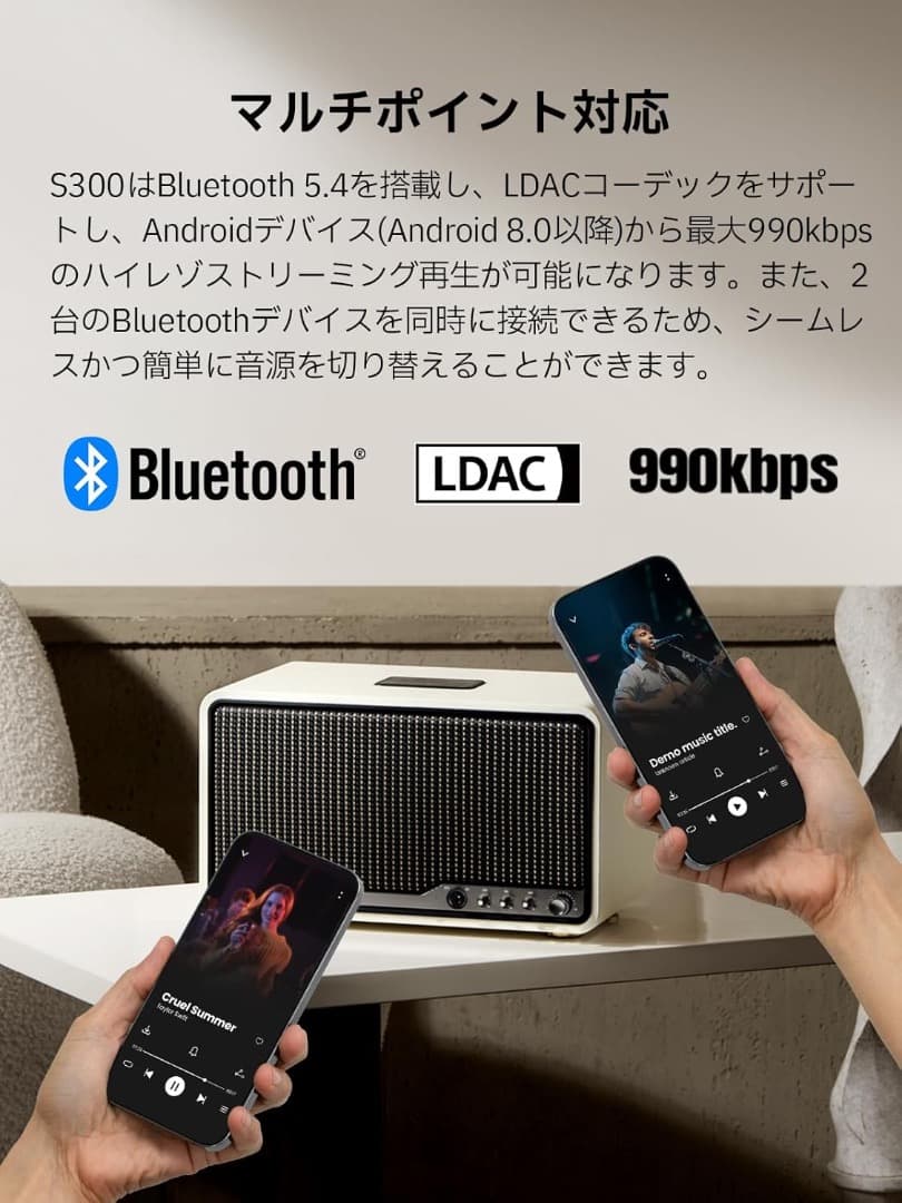 【新品未開封】Edifier S300 ワイヤレススピーカー ホワイト