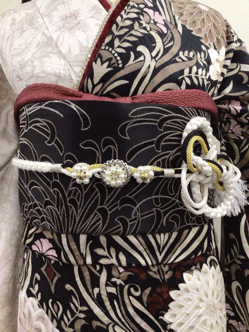 【157~170センチぐらいの方が適応サイズ】振袖フルセット玉城ティナK-967