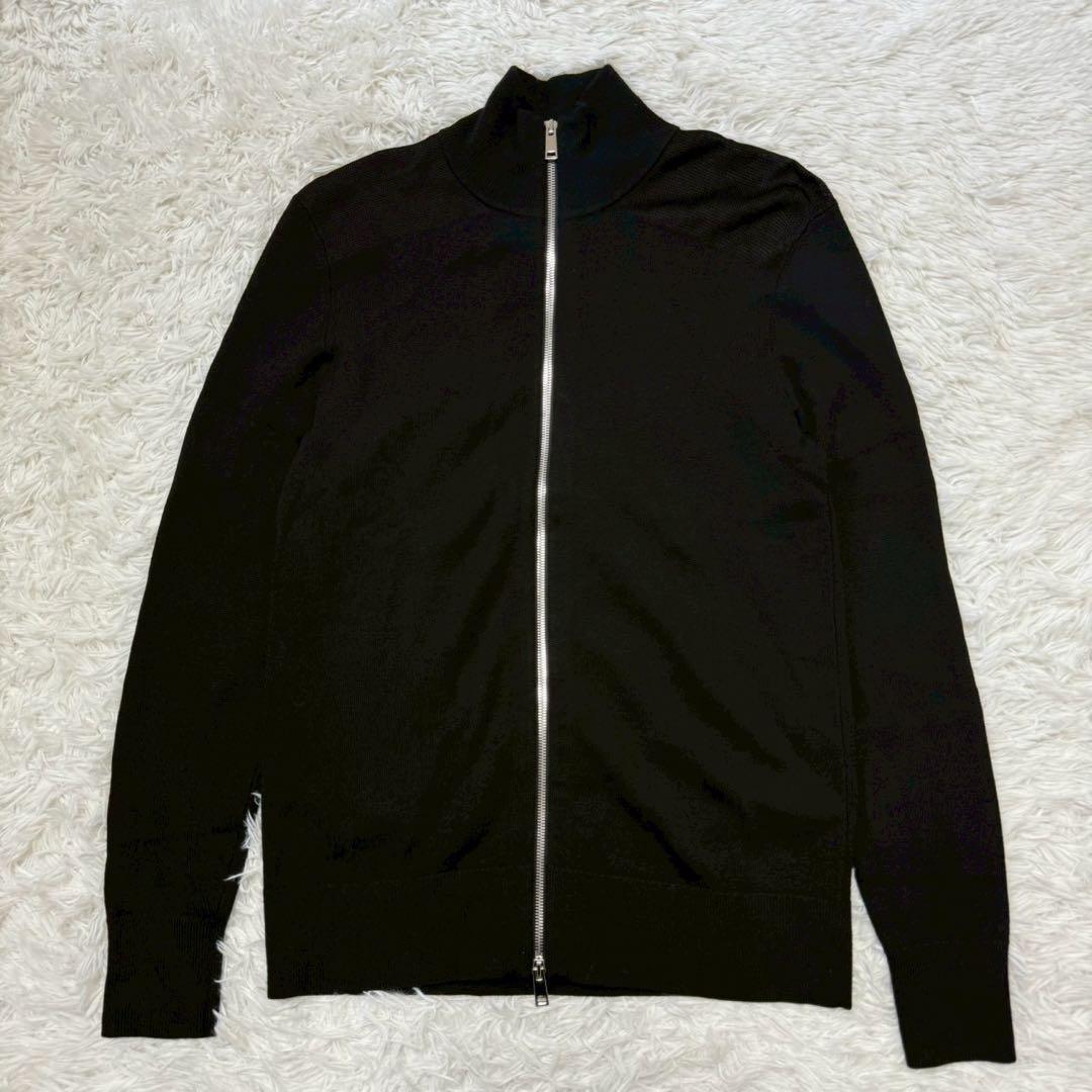 ✨極美品✨セオリー ドライバーズニット SERGEANT ダブルジップ ブラック