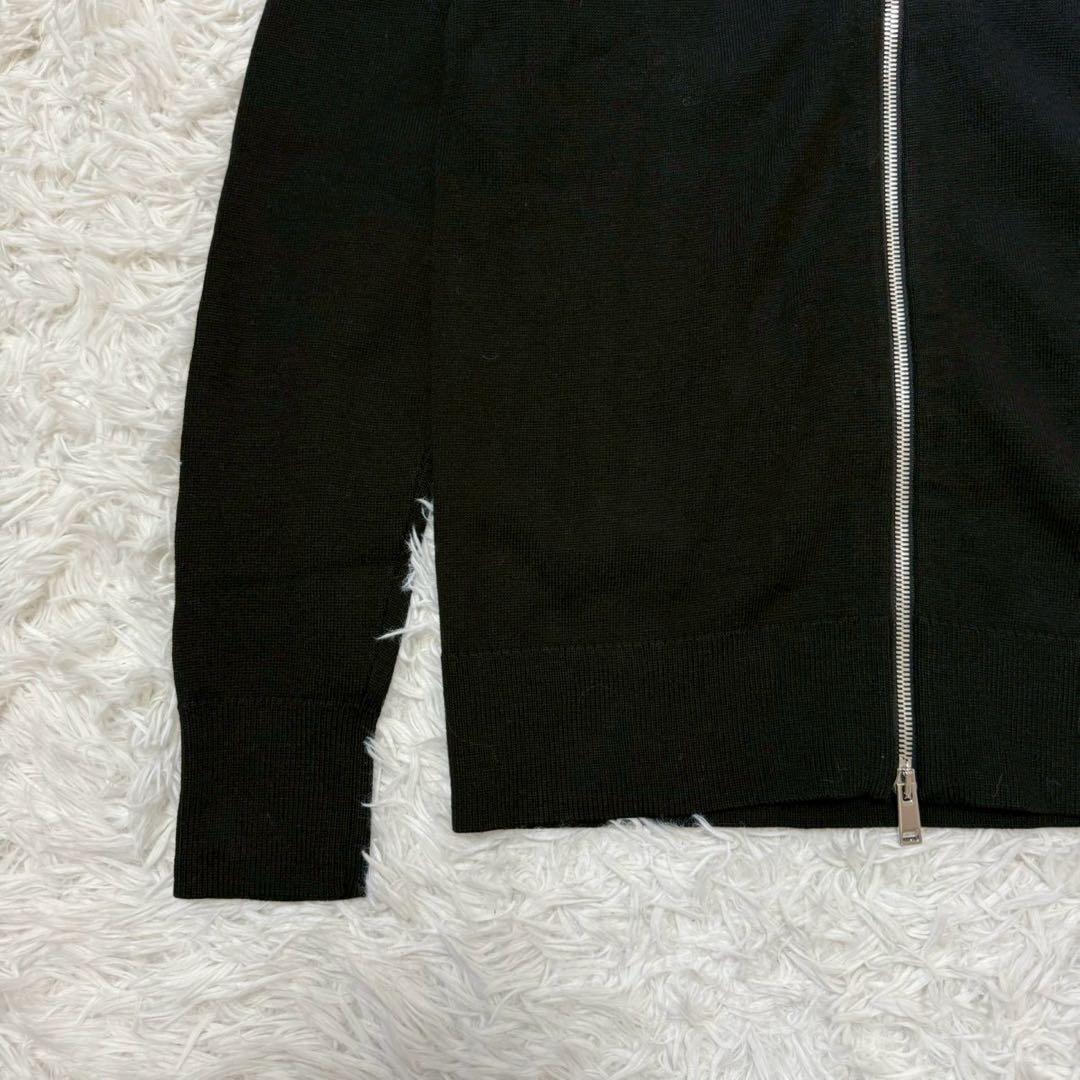 ✨極美品✨セオリー ドライバーズニット SERGEANT ダブルジップ ブラック