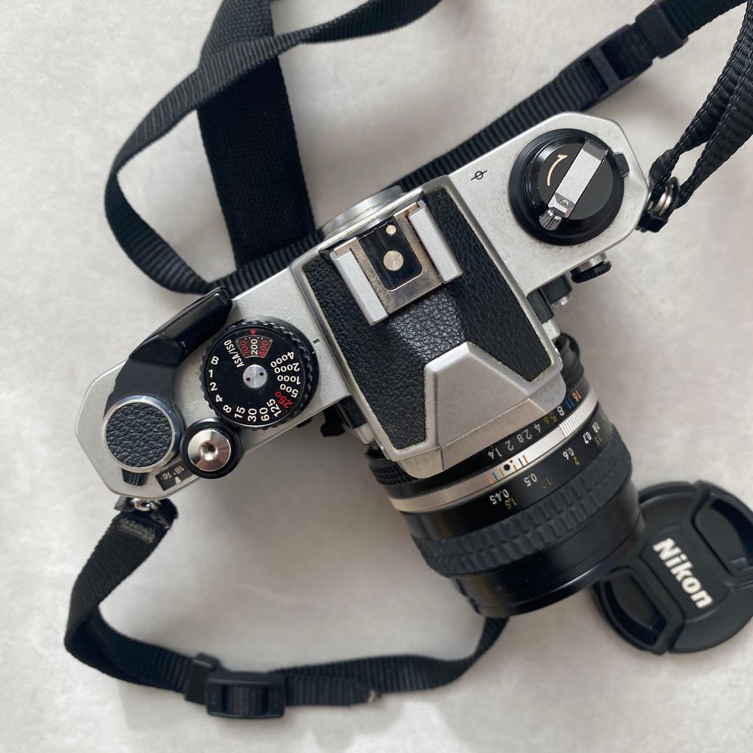 Nikon FM2 一眼レフカメラ Nikkor 50mmレンズ付き