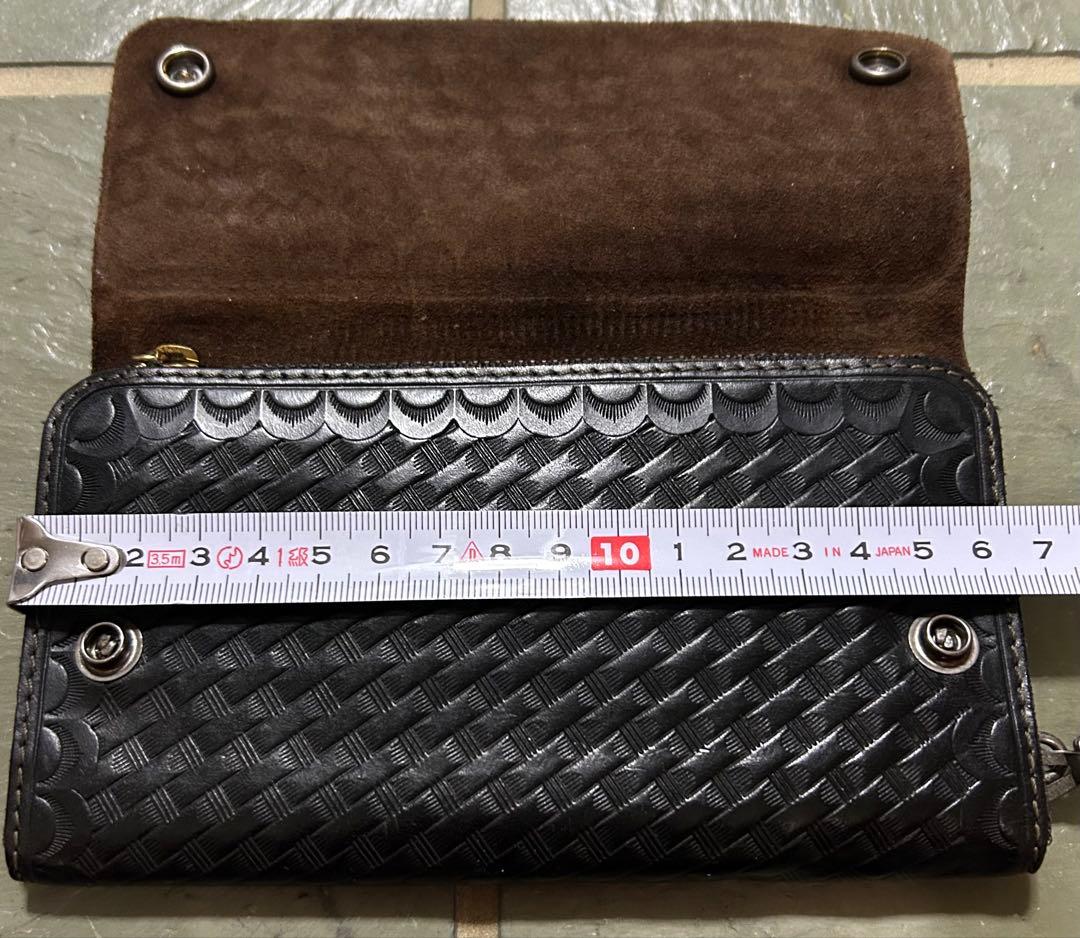 RRL ダブルアールエル 切替レザー チェーンウォレット