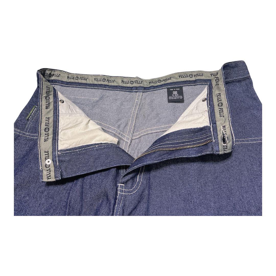 レイジ 様★pelle pelleペインターデニム バギー 極太 ワイド 36