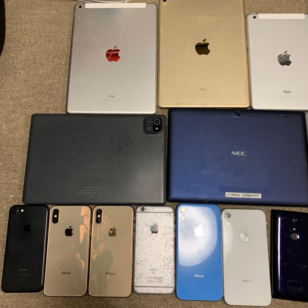 iPhone iPad タブレット　ガラケー　スマホ　ジャンク　まとめ　セット