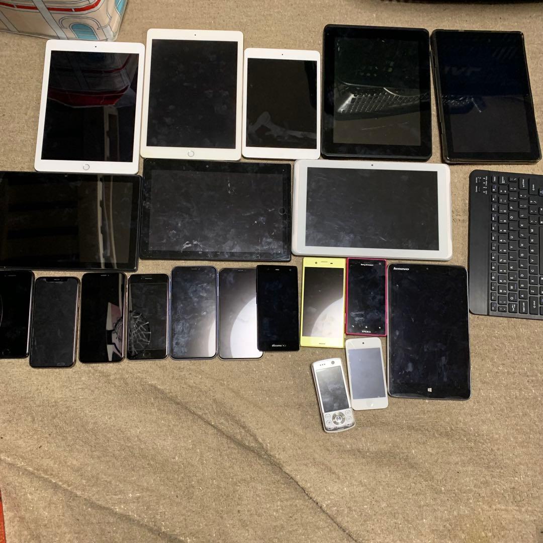 iPhone iPad タブレット　ガラケー　スマホ　ジャンク　まとめ　セット