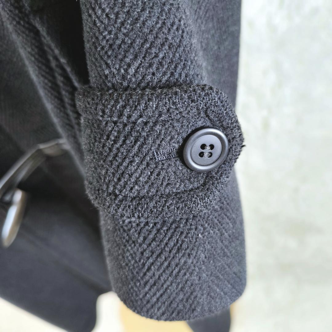 【美品】ニューヨーカー　ダッフルコート　ムーアブルック　肉厚　ヘリンボーン