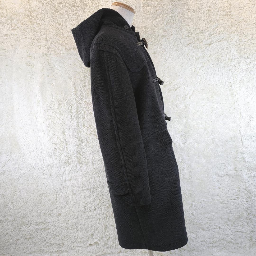 【美品】ニューヨーカー　ダッフルコート　ムーアブルック　肉厚　ヘリンボーン