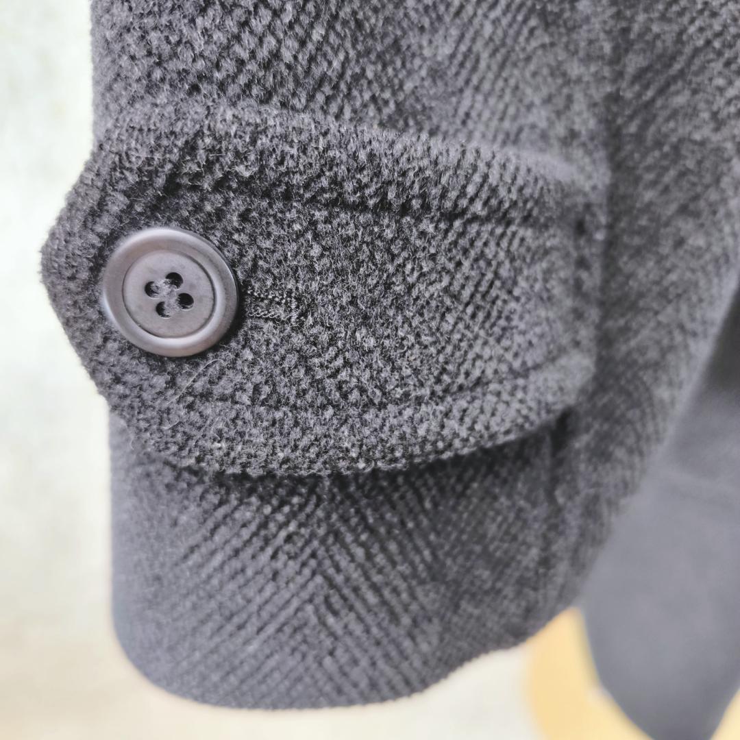 【美品】ニューヨーカー　ダッフルコート　ムーアブルック　肉厚　ヘリンボーン